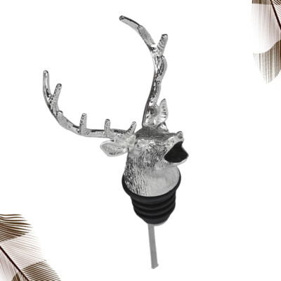 Wine Pourer Stopper Liquor Bottle Caps Deer Head Wine Pourer Wine Plug Novelty