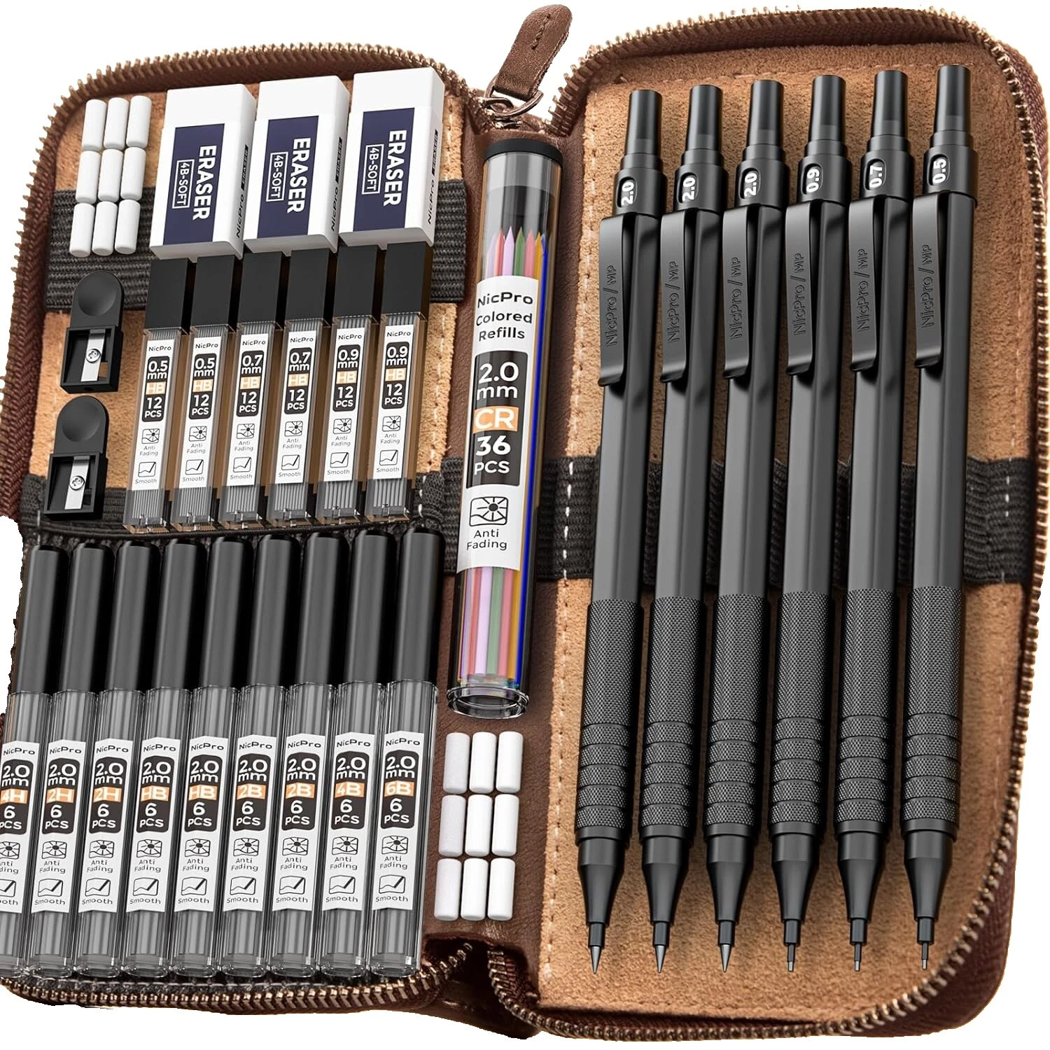 Cuero Lápices De Colección