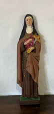 St. Therese 16 inch Ceramic Wall Figure