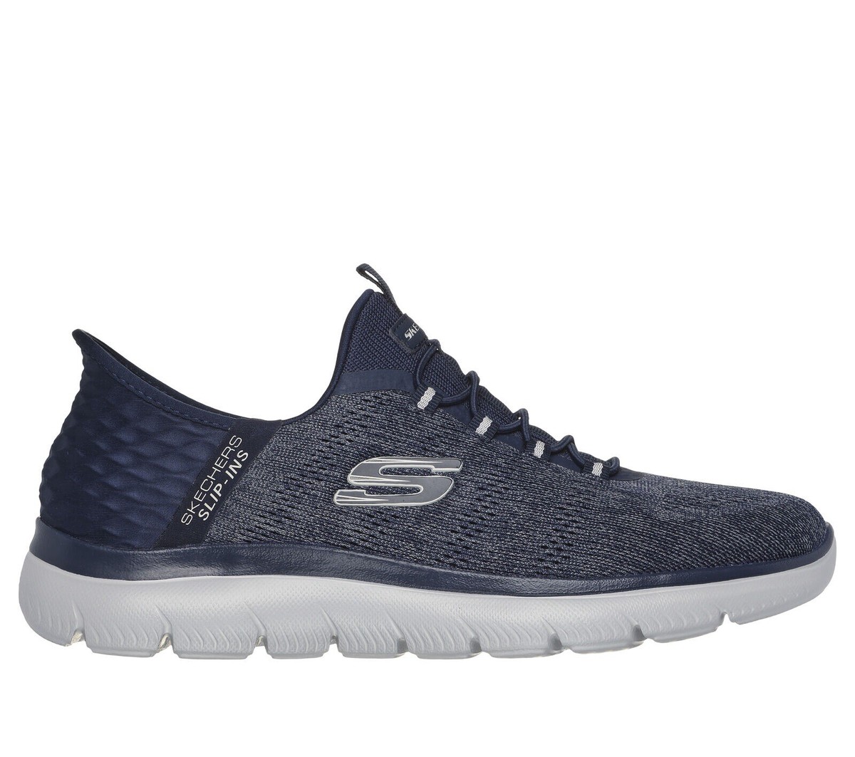 Skechers Men's Summits Key Pace Slip-Ins Navy Low Top