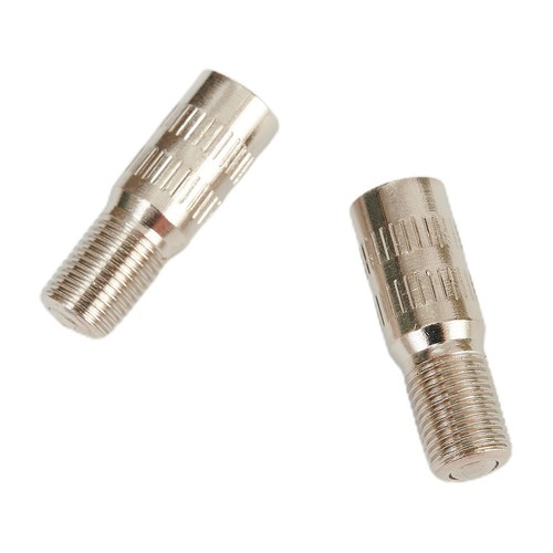 4pcs/ 27mm/ Chrome Tyre Wheel Valve Stem Cap Extension Extender For Car Truck - Picture 9 of 12
