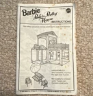 Rare Vintage Barbie Pink 'n Pretty House Instructions Manual 1995 Free Shipping