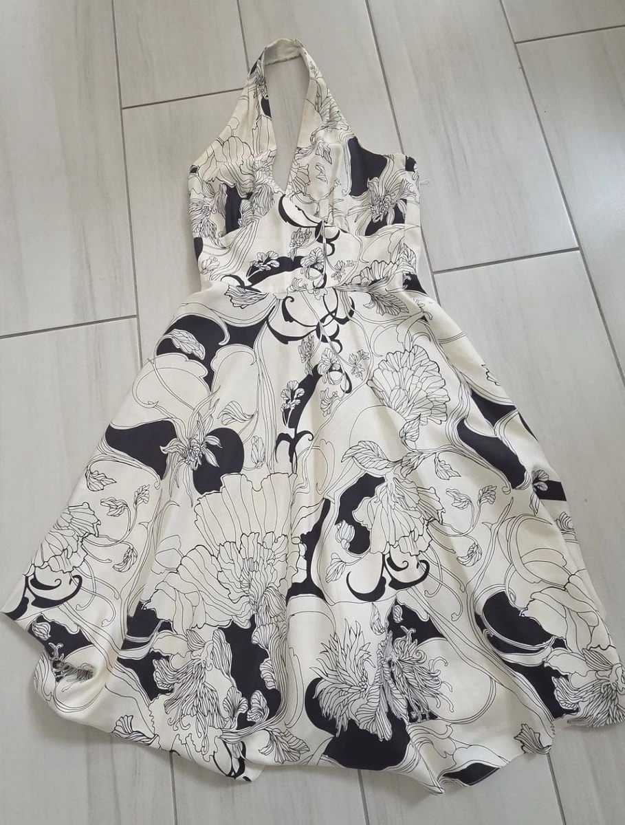 vintage maggy london silk dress Vintage Maggy London by Jeannene Bogher Blue Silk Dress Made in Korea