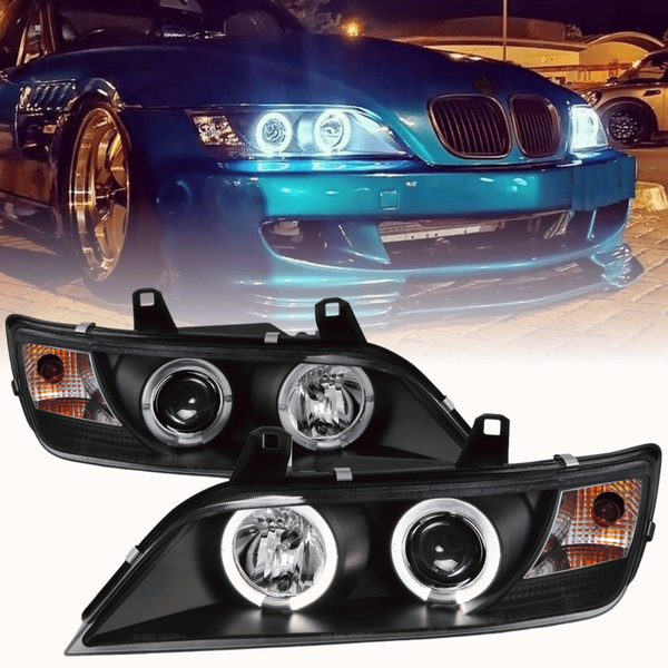 Angel Eyes Scheinwerfer FüR BMW Z3 1996-2002 Standlichtringe Schwarz-image