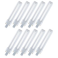 10X Osram Dulux S 5W 840 G23 Lumilux Cool White 4000K 2P Kompaktleuchtstofflampe