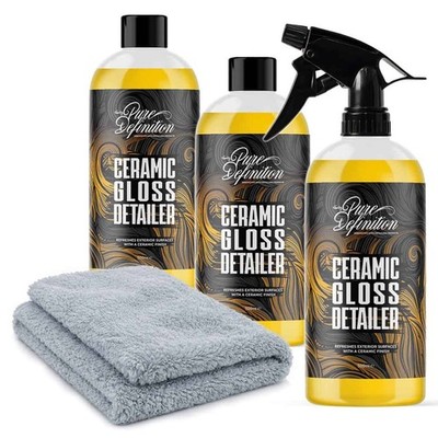 Ceramic Detailer Autowachs Glanz Spray Versiegelung Beschichtung KFZ Wasser Sicken 1,5L