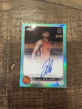 2022-23 Topps Chrome OTE Overtime Elite Aqua Refractor /99 Johned Walker Auto