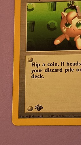 Pokemon 1999 Fossil 1st Edition: Recycle 61/62 Trainer - NM - Picture 5 of 10