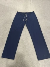 Figs Livingston Scrub Pants Women's Medium Blue Technical Nurse Style T21003