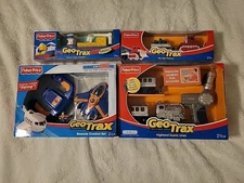 Lot 4 NOS Geotrax Rail System W/ Highland Scenic Lines, Blue Flash Airplane +2