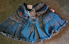 STRAWBERRY SHORTCAKE DENIM SKIRT/SKORT-2006-VINTAGE-VERY RARE-ONLY ONE ON E-BAY