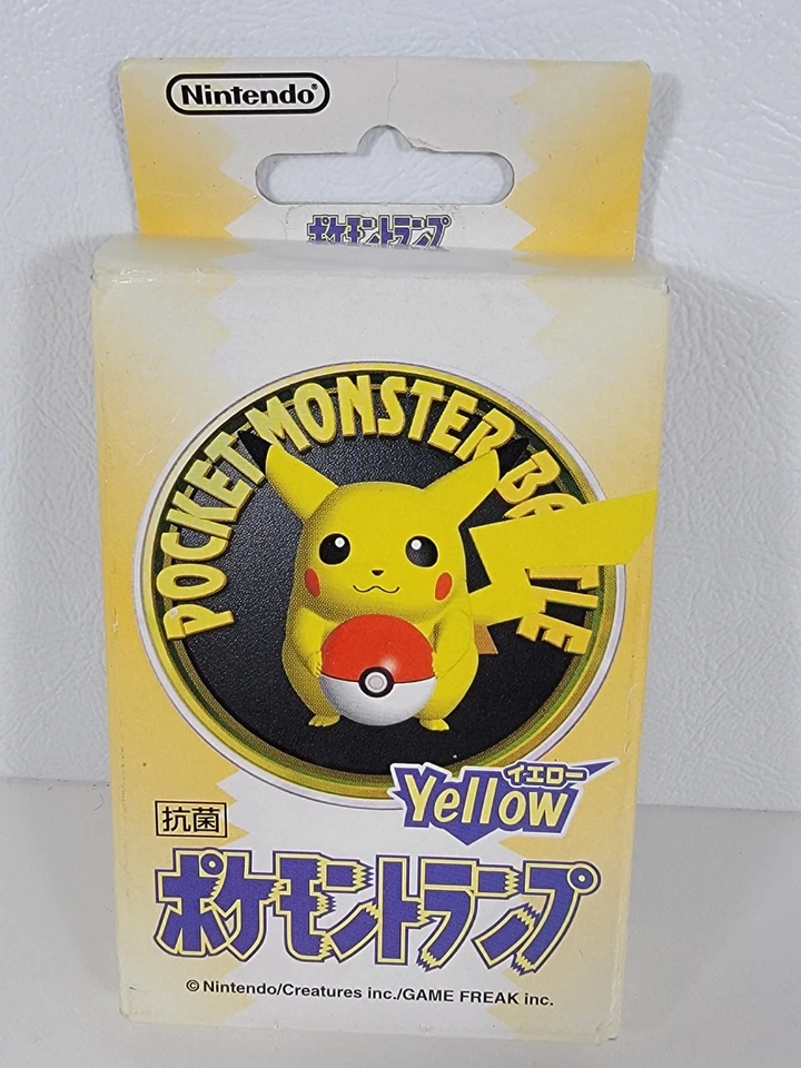 Pocket Monsters : Yellow Poker Playing Card Deck (1998) Nintendo Pokémon - Image 3 of 4