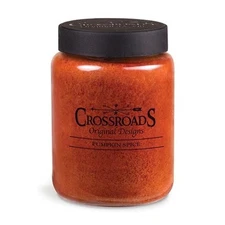 Crossroads Candle Jar 2 Wick Maple Pumpkin Donut 26oz.~ Home Decor