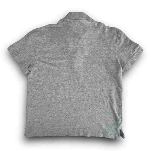 Camisa Polo H&M Manga Corta Piqué L Gris Jaspeado Preppy Country Club Academia - Imagen 6 de 8