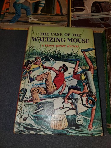 DB2 Brains Benton 5 Book Lot Vtg Mystery Case Detective HC George Wyatt 1 2 4 5 - Imagen 2 de 9