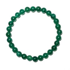 Natural Handmade Crystal Bracelets 6MM-Emerald
