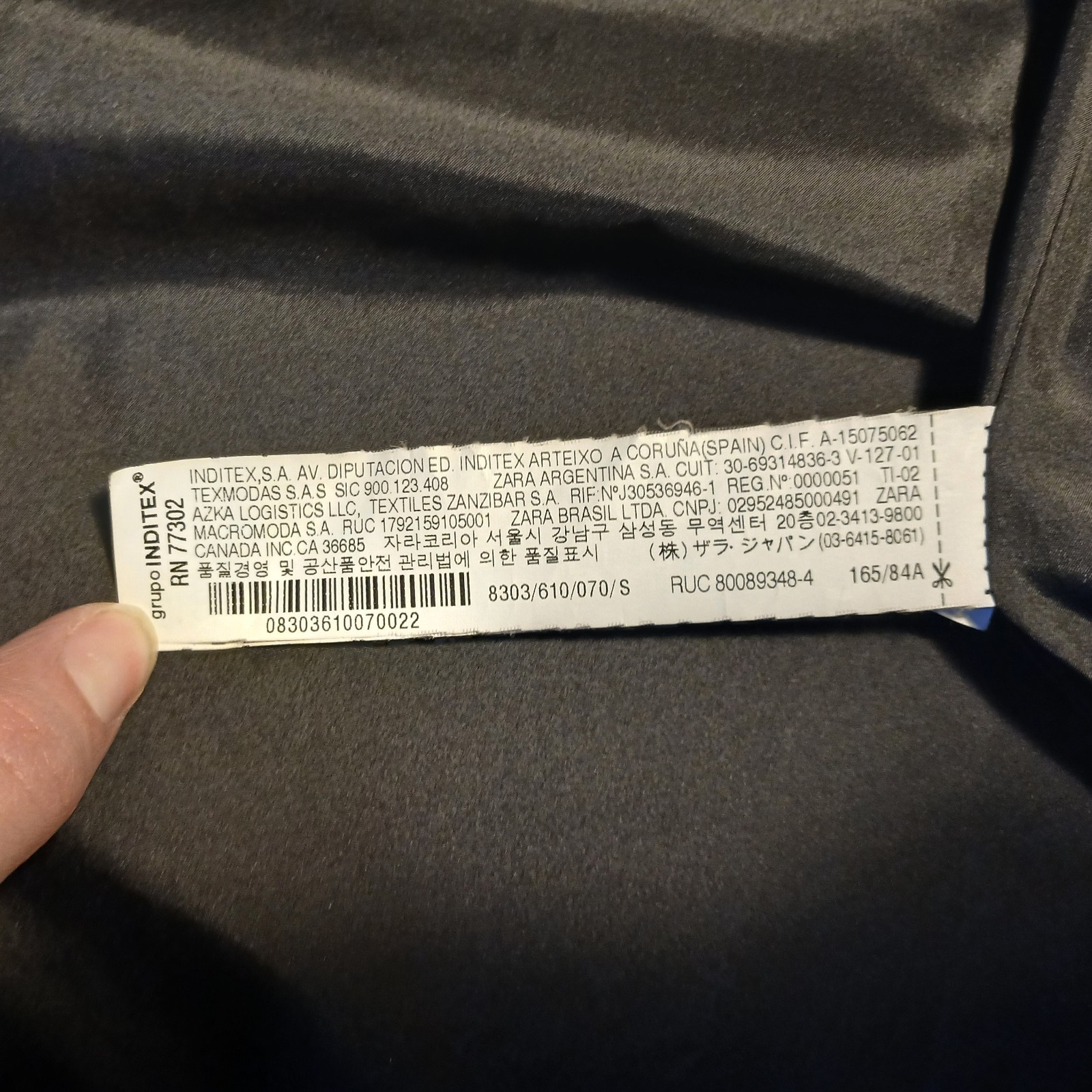 Zara Basic Women's Grey Check Double Breasted Lon… - image 18