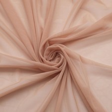 5 Yards Nude 4-Way Stretch Mesh Fabric, 60 Wide, Nylon Spandex, Power Mesh