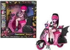 Mattel - Monster High Draculaura Vamptastic Scooter Muñeca y Vehículo Set [Juguete Nuevo]