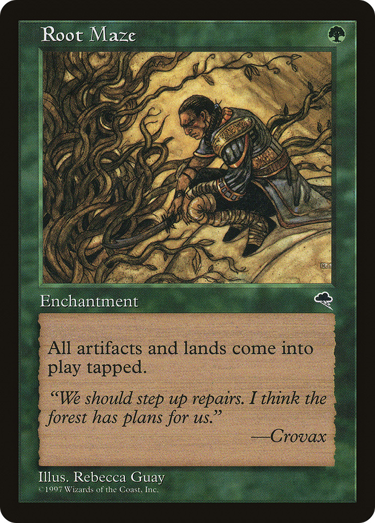 Root Maze (x1) - Tempest  - R250 - EX/NM  - 4RCards