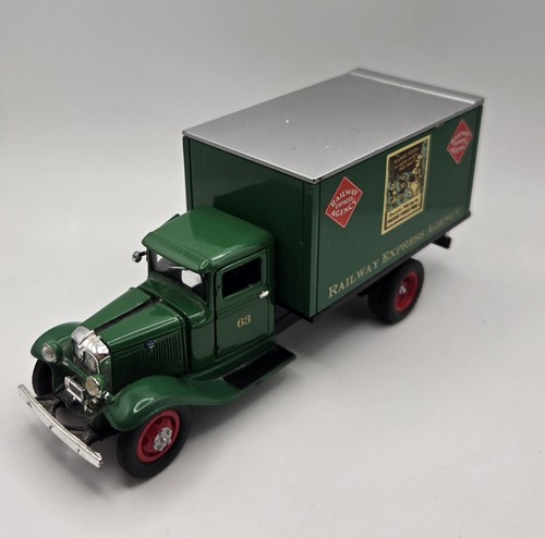 Vintage Unique Replicas 1934 Ford BB-157 Railway Express Agency Diecast Truck ๐ฅ