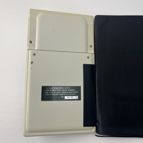 Soennecken 072S Taschenrechner Tischrechner mit Etui - Bild 4 von 5