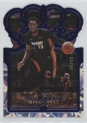 2021-22 Panini Crown Royale Blue Crystal 89/99 Bam Adebayo #92 hg6
