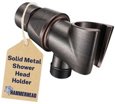 HammerHead Showers Solid Metal Handheld Showerhead Holder, Adjustable Wand Holde