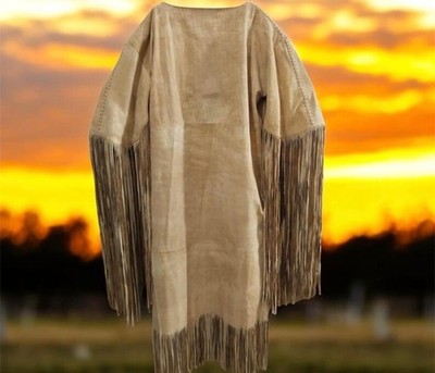 Handmade Native Leather Fringe Dress | Tribal Powwow Regalia Costume | eBay