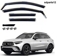 Windabweiser Regen/Fliegen Für Mercedes-Benz GLC X254 Ab 2022 4Pcs, Rauch, PMMA