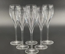 Set of (6) Veuve Clicquot Technical Tasting Champagne Flutes by Italesse Italy