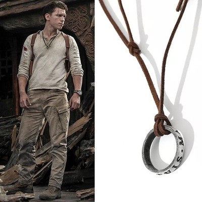 Uncharted 4 Drakes Ring PS4 Gaming Gamer Halskette Anhänger Geschenk Sammler