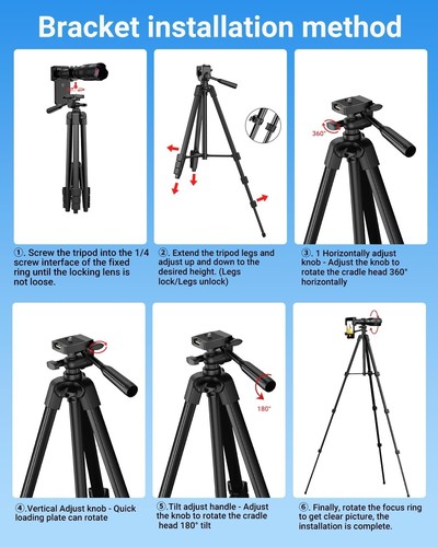 High Power 60X HD Telephoto Lens, High Power Telephoto Mobile Cell Phone Lens... - Picture 6 of 7