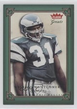 2004 Fleer Greats Green/Red 474/500 Wilbert Montgomery #45 0j5