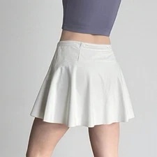 Athleta White Active Match Point Mini Tennis Golf Athletic Skort