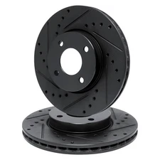 For Dodge Neon 95-96 R1 Concepts Drilled & Slotted Front Brake Rotor Set