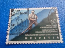 Schweiz, Helvetia, 1990, Mi: 1411, Bergbauer, 50c, gestempelt