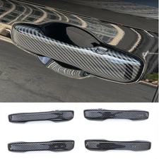 Carbon Fiber Exterior Car Door Handles Cover Trim For Honda Accord 2023