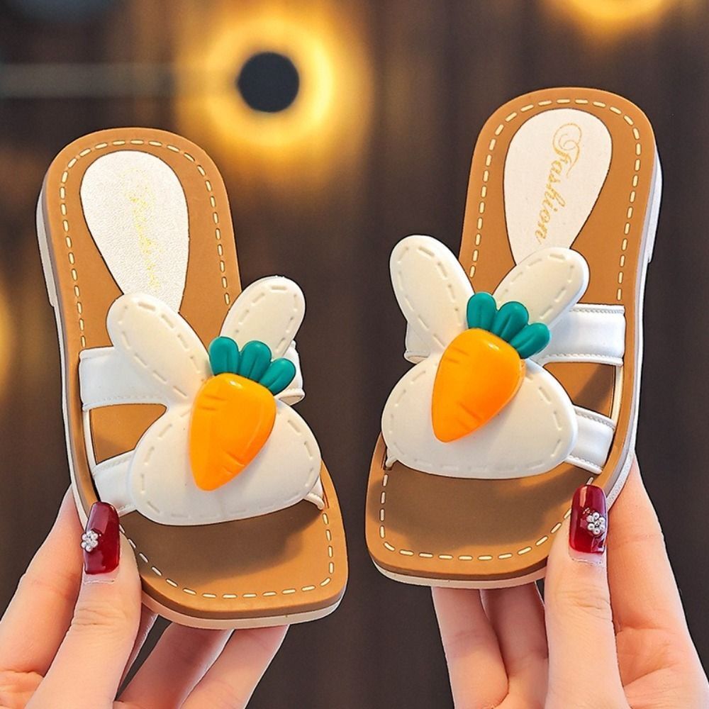 APL Ciabatte da casa bambino antiscivolo fisse coniglio carota scarpe per bambini casa