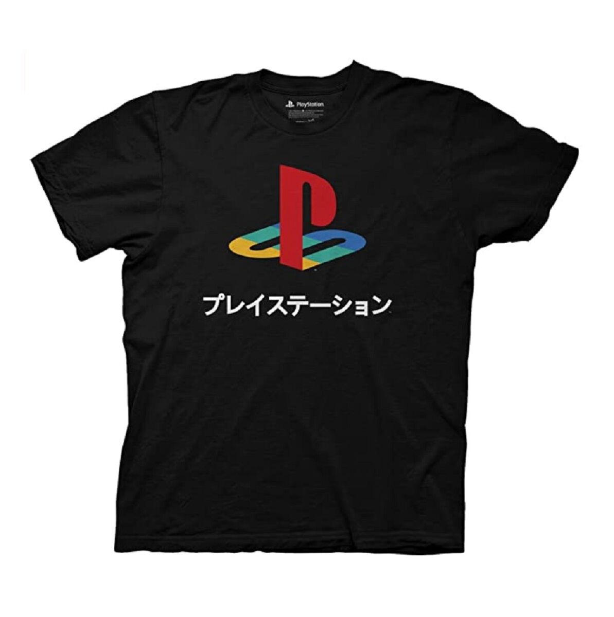 Playstation 1 Color Text, Logo & Kanji T-Shirt Playstation 1 Color Text, Logo & Kanji T-Shirt