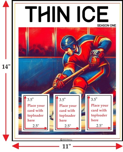 Hockey de la primera temporada 2023 exhibición de tarjetas coleccionables - hielo delgado - Imagen 11 de 15