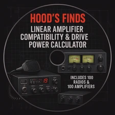 Ham Radio Linear Amp Comp & Drive Power Calc | 100 Radios & 100 Amps on CD-ROM