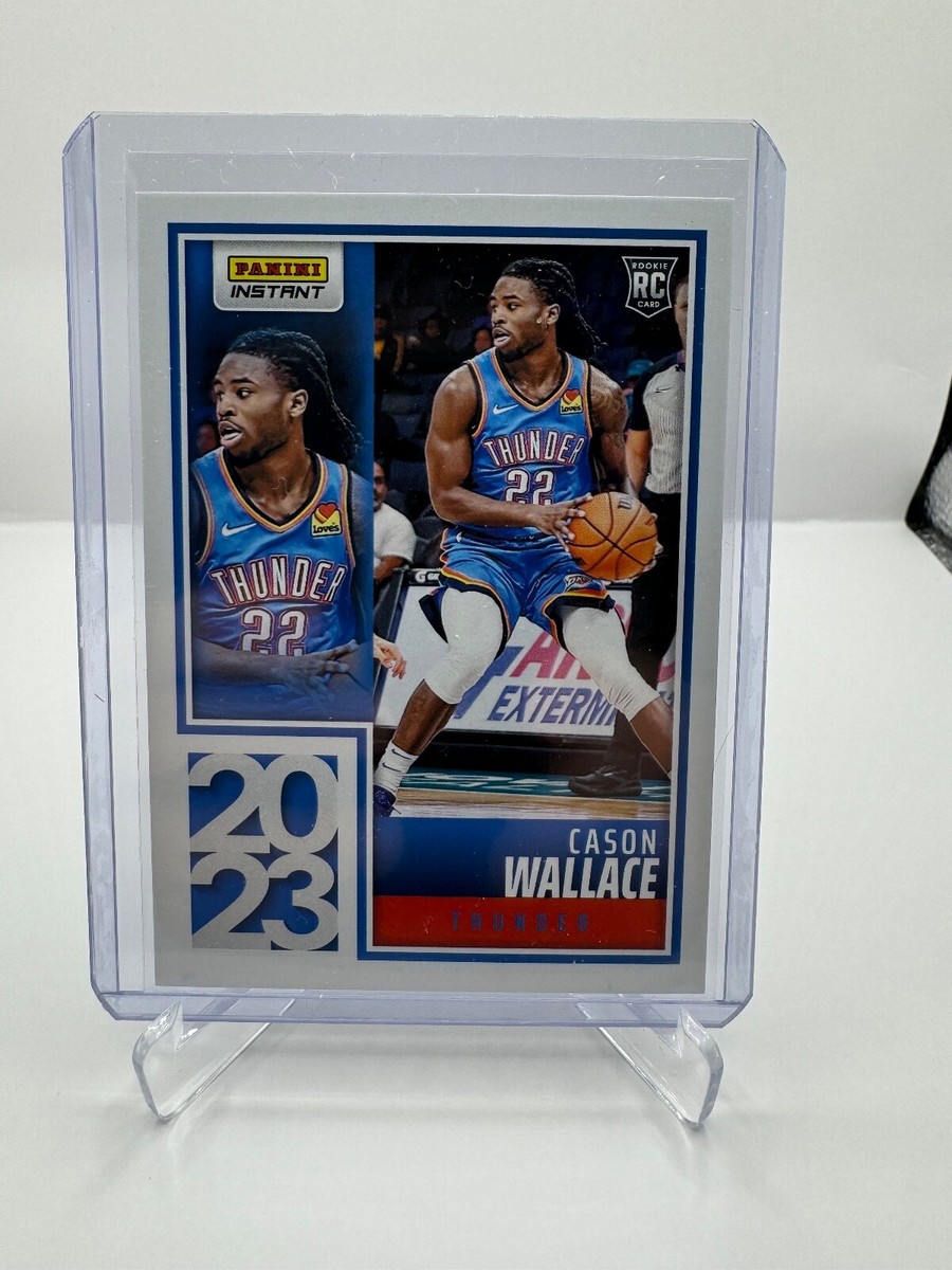 Cason Wallace 購入 サイン入りカード 01/10 2023-24 Panini Instant