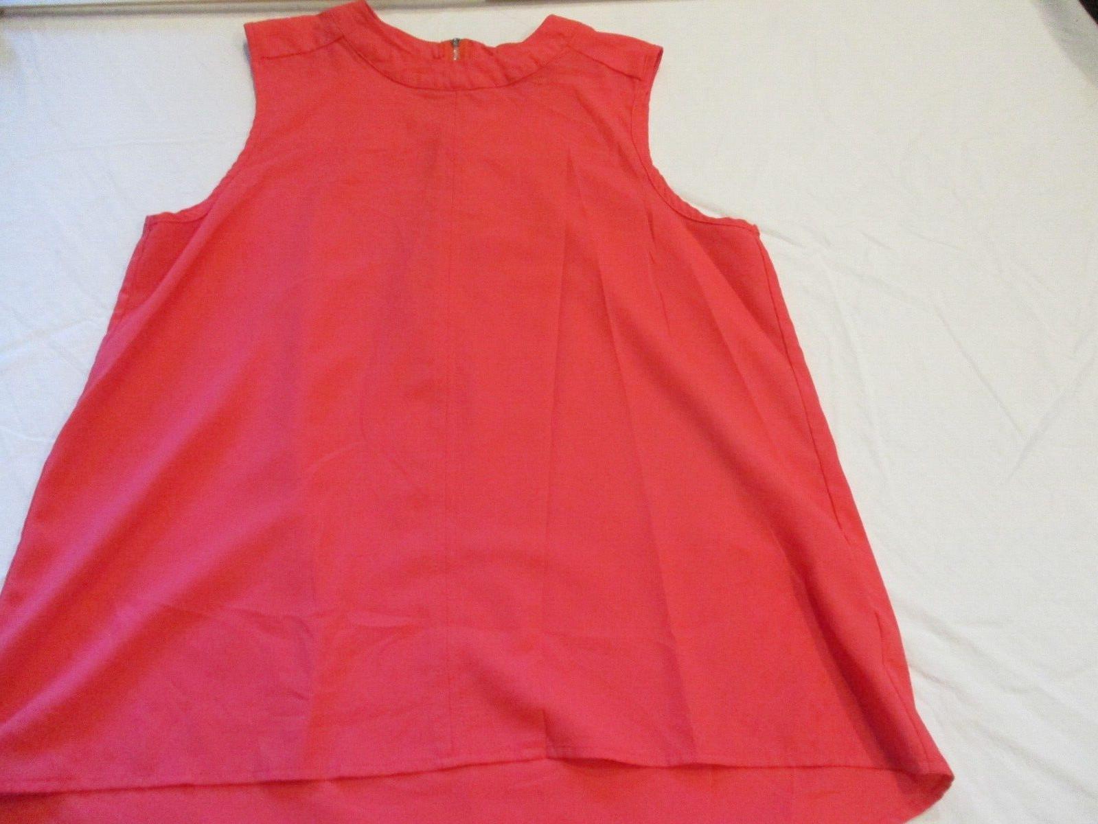 Womens paper crane pink tank top sz l