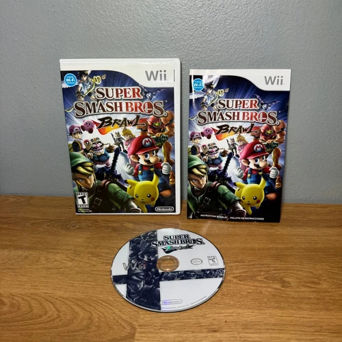 Super Smash Bros. Brawl (Nintendo Wii, 2008) Complete CIB Tested