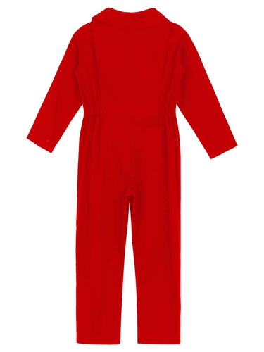 Kids Boys Halloween Cosplay Costume Coverall Mechanic Boiler Suit Flightsuit - Picture 17 of 74