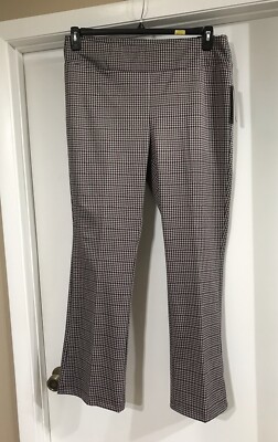 SOHO Apparel Women s Check/Plaid Flare Pants Size 2X (MSRP $55) NWT