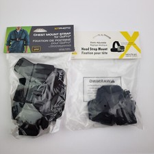 XIT Photo Head Strap Mount and Chest Strap Mount Harness for GoPro Cameras