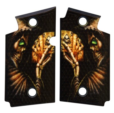 Green Eyed Reaper's Hand Grim Reaper Custom Sig Sauer P938 Grips