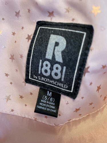 S. Rothschild R1881 Childs Size 5-6 Pink Puffer Winter Jacket Coat Hoodie - Picture 15 of 19